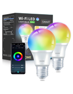 Bombillas LED Inteligentes Cozylife A19 E26 9W 900LM RGBWW 2Pack