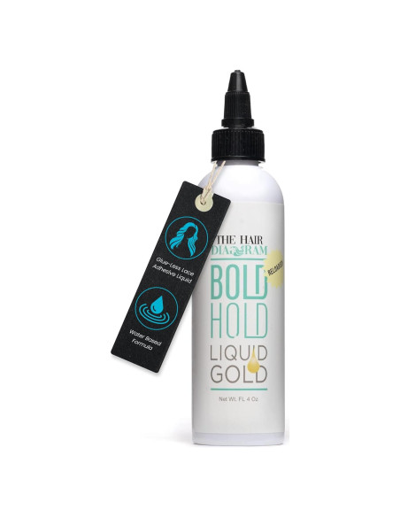 Gel de Encaje Sin Adhesivo Liquid Gold 118.3 ml - El Diagrama del Cabello