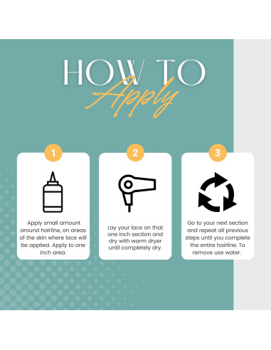 Gel de Encaje Sin Adhesivo Liquid Gold 118.3 ml - El Diagrama del Cabello