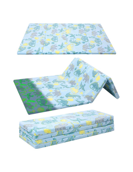 Colchón Futón Plegable MeMoreCool 1.83x1.22m para Niños