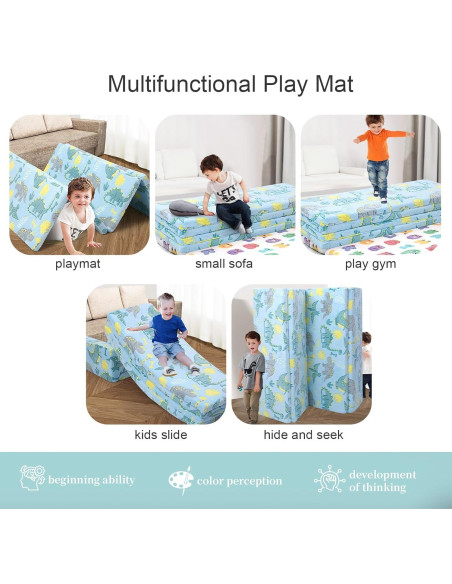 Colchón Futón Plegable MeMoreCool 1.83x1.22m para Niños