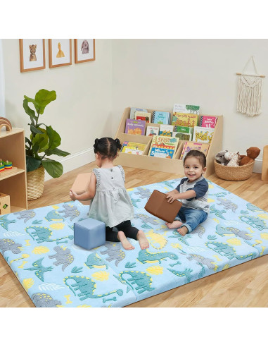 Colchón Futón Plegable MeMoreCool 1.83x1.22m para Niños