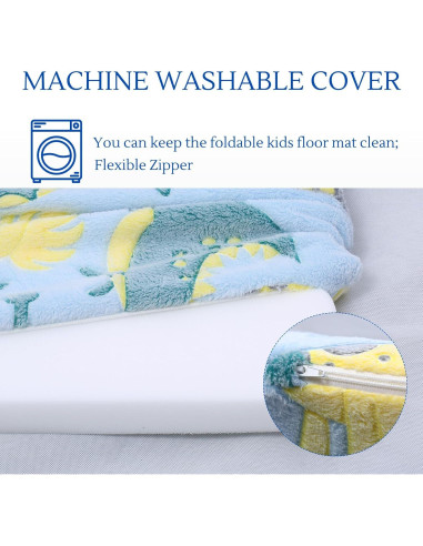 Colchón Futón Plegable MeMoreCool 1.83x1.22m para Niños