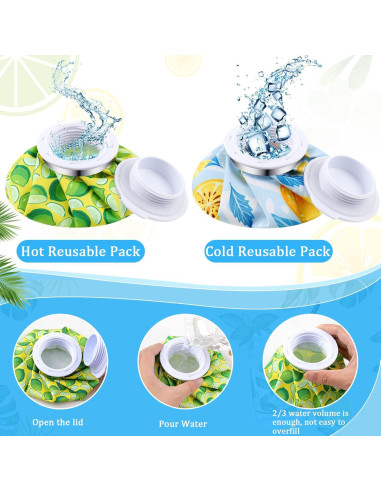 Bolsa de Hielo Reutilizable Honoson 5.5" Fría y Caliente