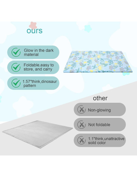 Colchón Futón Plegable MeMoreCool 1.83x1.22m para Niños