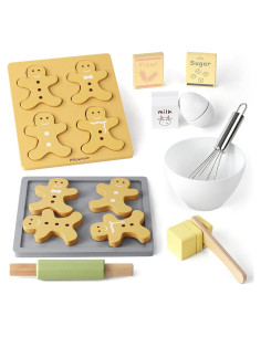 Juego de Hornear Galletas de Jengibre Pillowhale - 18 Piezas