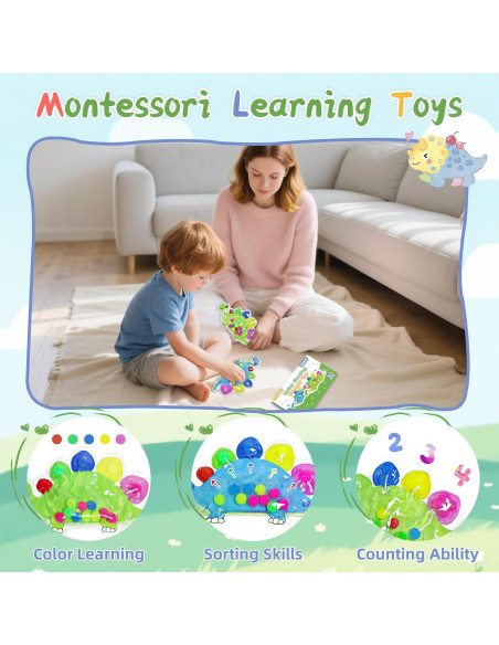 Juguetes Sensoriales de Clasificación de Color MTTIERY 2pcs