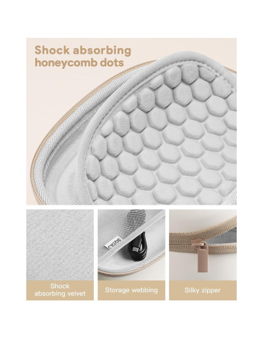 Funda para Auriculares Beats Studio Pro/Solo 4/3 - Beige