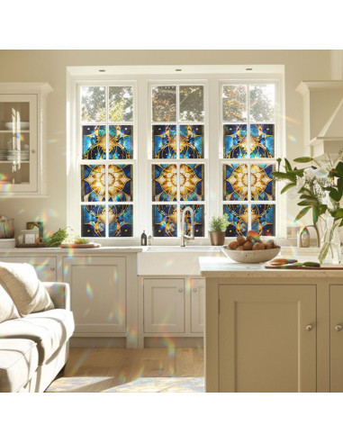 Película Decorativa para Ventana PODMemory 45x100cm Fractales