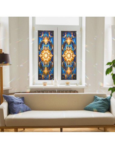 Película Decorativa para Ventana PODMemory 45x100cm Fractales