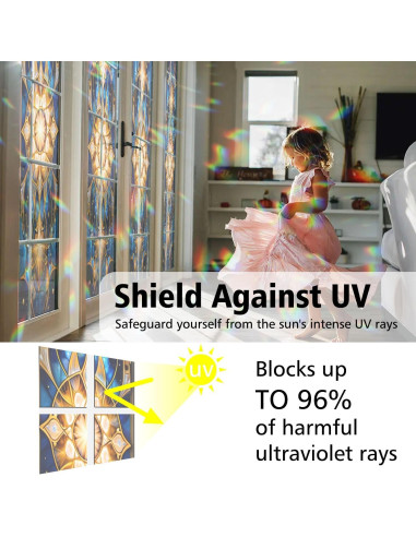 Película Decorativa para Ventana PODMemory 45x100cm Fractales