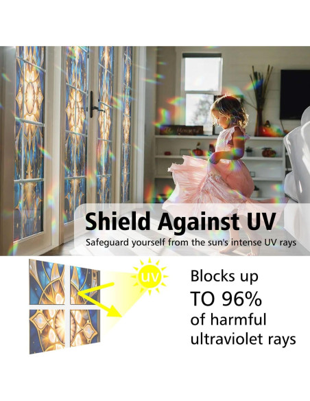 Película Decorativa para Ventana PODMemory 45x100cm Fractales