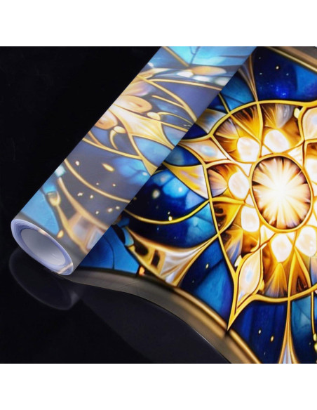 Película Decorativa para Ventana PODMemory 45x100cm Fractales