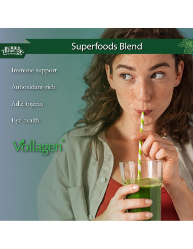 Mezcla de Superalimentos Buried Treasure Green20 Fusion 946ml