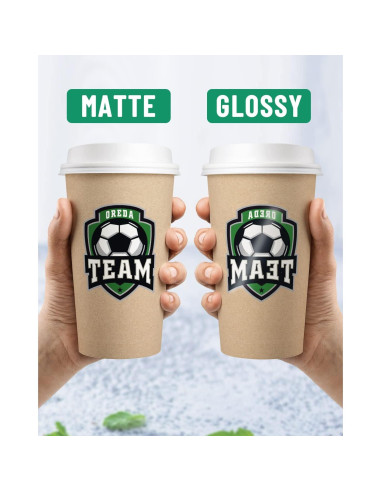 Papel de Etiquetas de Vinilo Imprimible Lzerking 60 Hojas 21.59x27.94 cm