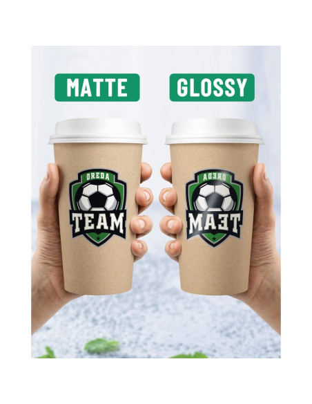 Papel de Etiquetas de Vinilo Imprimible Lzerking 60 Hojas 21.59x27.94 cm