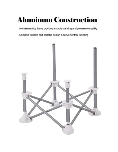 Asiento Portátil para Bebés PandaEar Gris con Mantelito