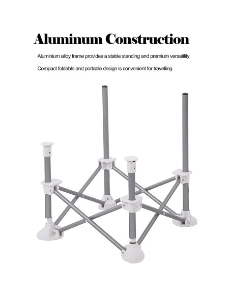 Asiento Portátil para Bebés PandaEar Gris con Mantelito