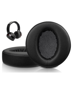 Almohadillas de Reemplazo SOULWIT para Auriculares Sony MDR-XB950 - Negro