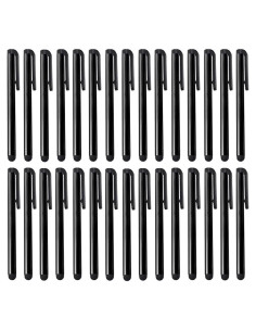 Paquete de 30 Stylus Capacitivo Tek Styz Punta Media Negro