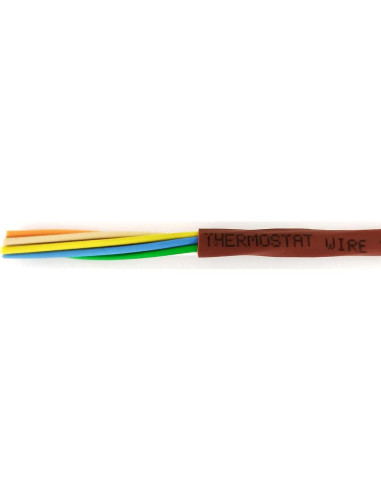 Cable de Termostato FRUDRIK 18 AWG CL2 7.62m Marrón