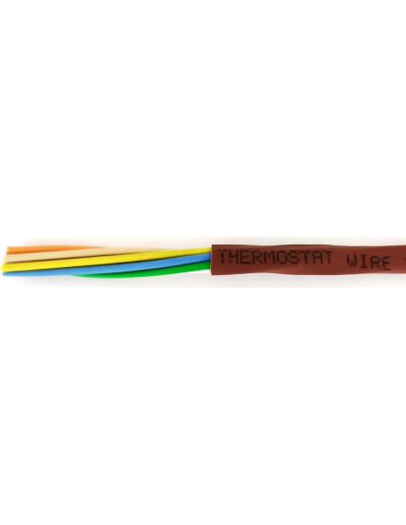 Cable de Termostato FRUDRIK 18 AWG CL2 7.62m Marrón