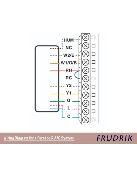 Cable de Termostato FRUDRIK 18 AWG CL2 7.62m Marrón