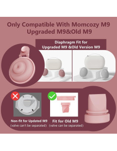 2 Piezas Diafragmas de Silicona BDICOVE para Momcozy M9 2