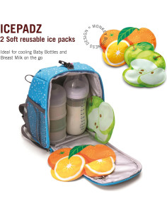 Paquete de Hielo Suave Icepadz Monkey Business - 2 Unidades 2