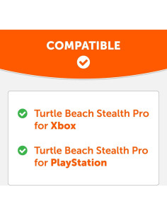 Almohadillas de Gel Refrigerante Wicked Cushions para Turtle Beach Stealth Pro - Negro 2