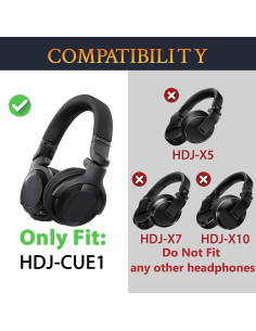 Almohadillas de Reemplazo SOULWIT para Auriculares Pioneer DJ HDJ-CUE1 2