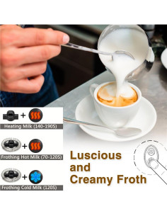 Espumador de Leche CHINYA 503 Automático 300ml Acero Inoxidable 2