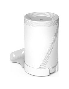 Soporte de Pared para TP-Link Deco BE63/BE65/BE67/BE68/BE10000/BE11000/BE14000 - Aluminio Blanco con Estante para Cables
