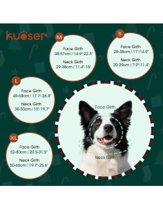 Sombrero de Invierno para Perros Kuoser - Gorro Cálido y Bufanda 2