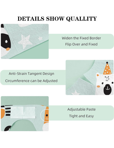 Baberos Desechables para Bebés 25pcs - Impermeables y Ajustables