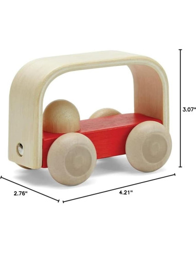 Autobús Vroom PlanToys 5726 de Madera para Niños