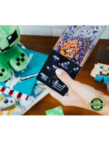 Lámpara de Mesa LED Portal Nether Minecraft 30.48 cm