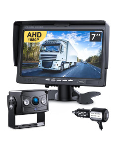 Kit de Monitor de Cámara de Respaldo DVKNM 7" HD 1080P IP69