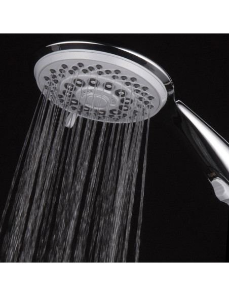 Cabezal de Ducha de Mano Hotel Spa 4" Alta Presión 7 Modos