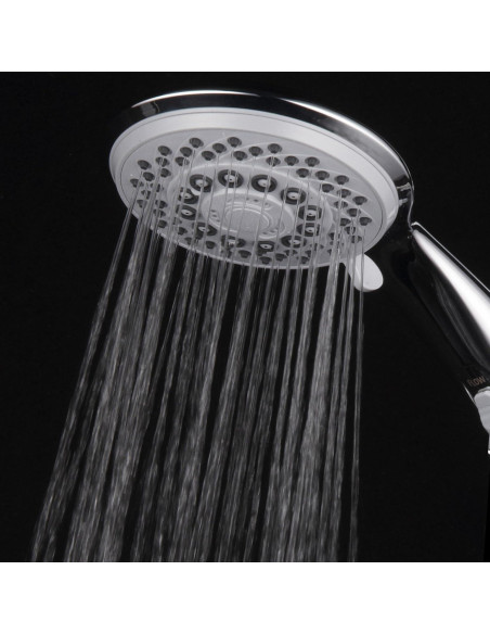 Cabezal de Ducha de Mano Hotel Spa 4" Alta Presión 7 Modos