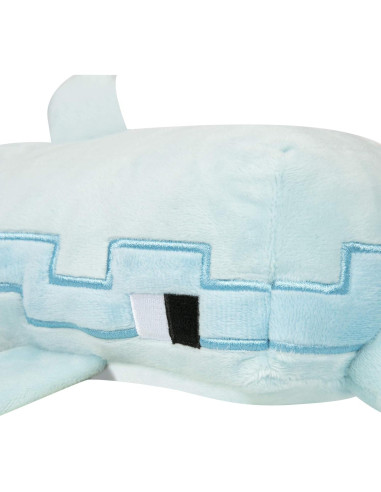 Peluche Delfín Minecraft JINX 34.9 cm Azul Claro