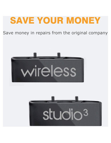 Bisagras de Reemplazo para Auriculares Beats Studio 3 - Negro