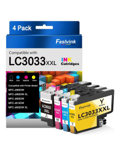 Cartuchos de Tinta de Alto Rendimiento Brother LC3033 XXL - 4 Paquete