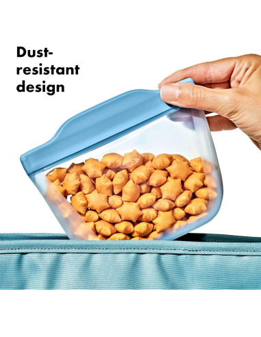 Set de 2 Bolsas Reutilizables de Silicona OXO Tot - Flor