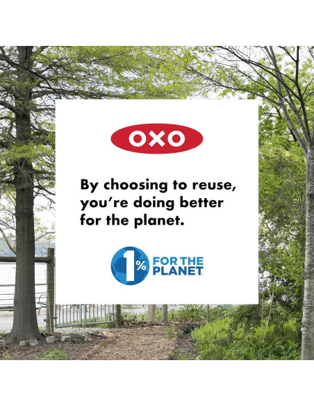 Set de 2 Bolsas Reutilizables de Silicona OXO Tot - Flor