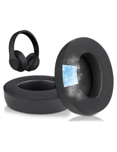 Almohadillas de Gel Refrigerante SoloWIT para Auriculares Beats Studio 2 y 3 - Negro