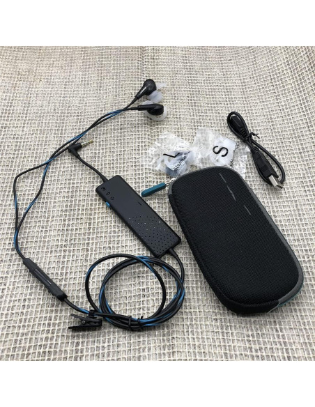 Funda de Almacenamiento Learsoon para Auriculares Bose QC20 Negro Funda de Almacenamiento Learsoon para Auriculares Bose QC20 Negro