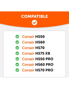 Almohadillas de Gel Refrigerante Wicked Cushions para Corsair HS50/HS60/HS70 2