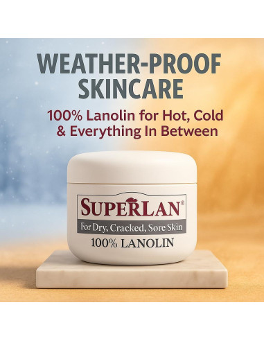 Crema Hidratante de Lanolina Superlan 28.35 g - 100% Natural