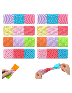 Paquete de 8 Juguetes Sensoriales Antiestrés Iceacrin